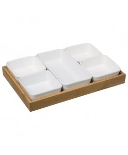 Secret De Gourmet Snack Bowl Set + Tray