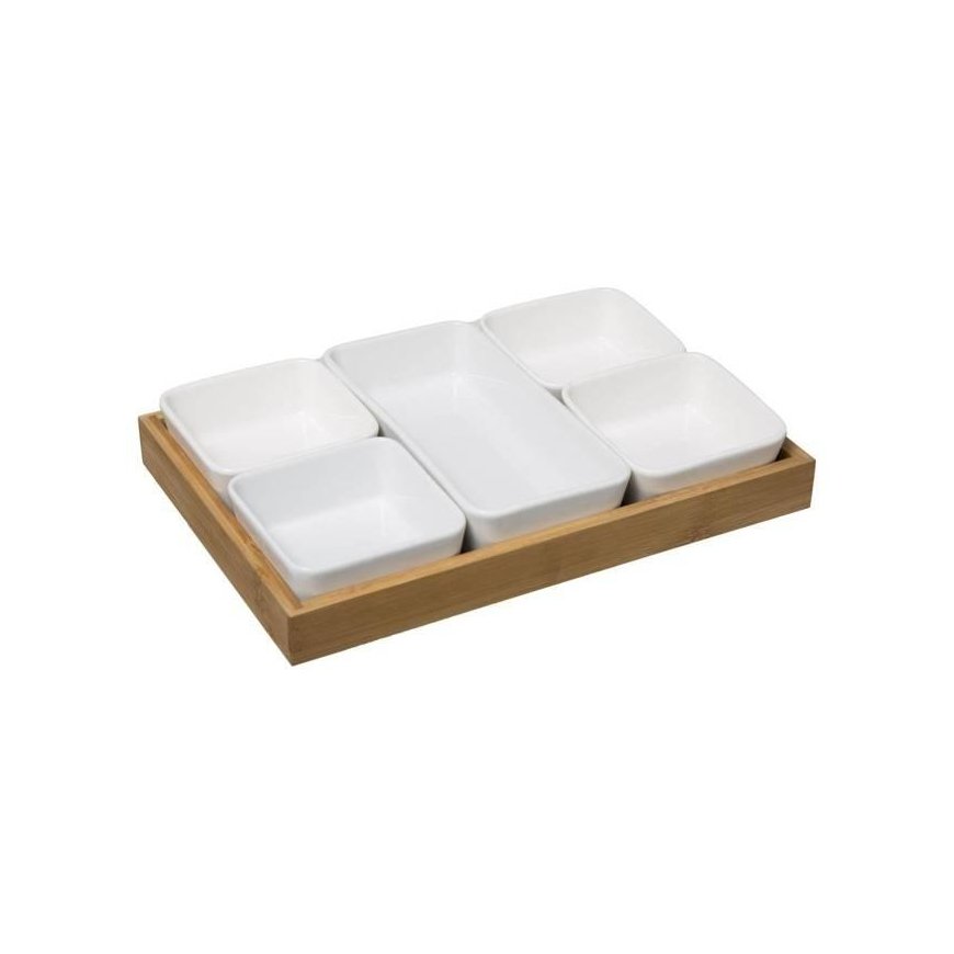 Secret De Gourmet Snack Bowl Set + Tray