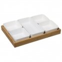 Secret De Gourmet Užkandžių dubenėlių rinkinys + padėklas