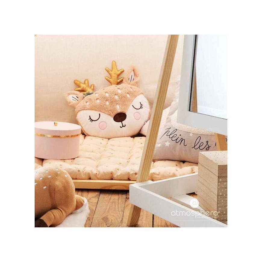 Dekoracja Domu Children's cushion in the shape of a deer head, Ø 30 cm – 5