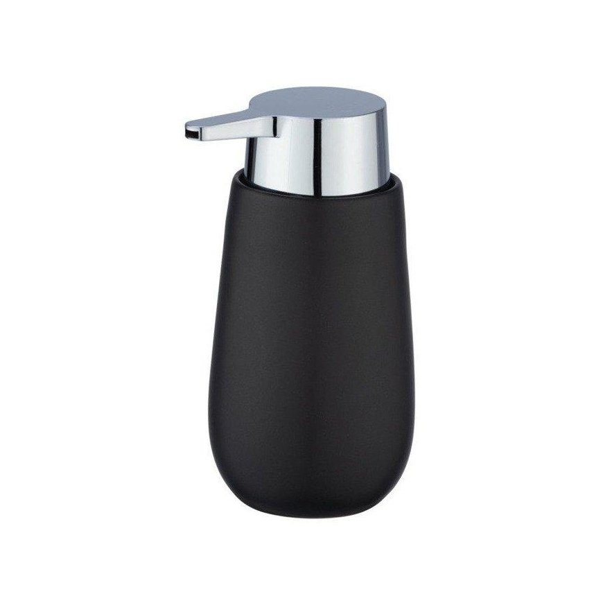 Liquid soap dispenser BADI, black, WENKO