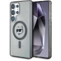 Karl Lagerfeld case for SAMSUNG S25 Ultra KLHMS25LHLSCHK (Magnetic IML Metal Choupette Head) black