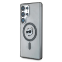 Karl Lagerfeld Suojakuori SAMSUNG S25 Ultra KLHMS25LHLSCHK (magneettinen IML Metal Choupette Head) Musta