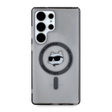 Karl Lagerfeld case for SAMSUNG S25 Ultra KLHMS25LHLSCHK (Magnetic IML Metal Choupette Head) black