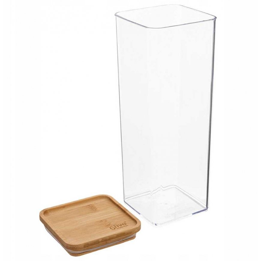 Bamboo ESKE bulk product container, bamboo lid, 2L – 4