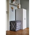 Kolmiosastoinen pyykkikori, kokoontaitettava pyykkisäiliö TRIO TOP - 57 x 57 x 38, WENKO