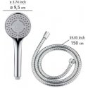 Shower set with shower head + BASIC hose, 5 flow modes Shower set with shower head + BASIC hose, 5 flow modes