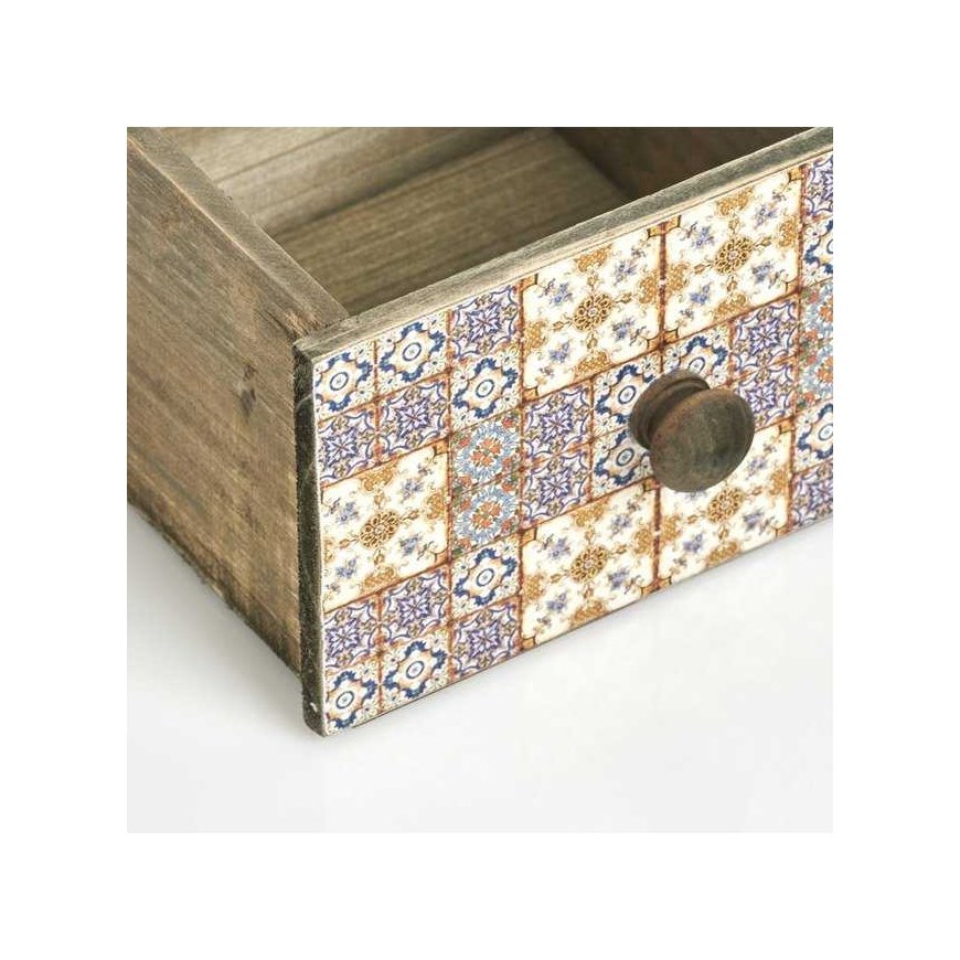 Decorative drawer for dishes, MOSAIC flowers, 17 x 18.5 x 11.5 cm, ZELLER – 3