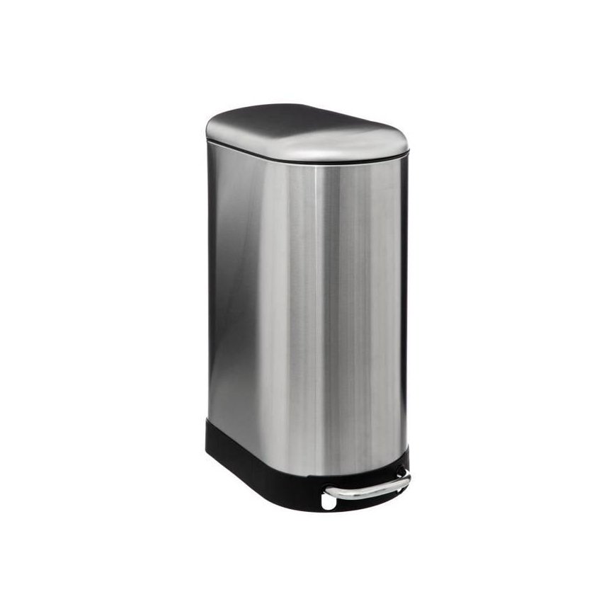 5five Simply Smart Steel Ariane siaura šiukšlių dėžė, nerūdijančio plieno, su pedalu, 30 l – 2