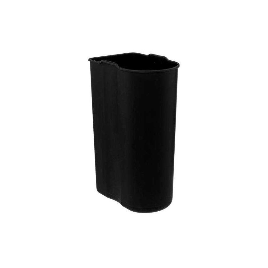5five Simply Smart Steel Ariane narrow waste bin, stainless steel, with pedal, 30 l – 5