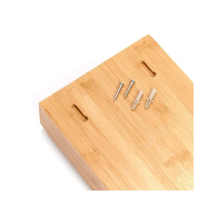 Zeller Bamboo Raktų spintelės dėklas, laikiklis Bambuko raktas – 2