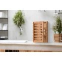Zeller Bamboo Key Cabinet Case, Holder Bamboo Key