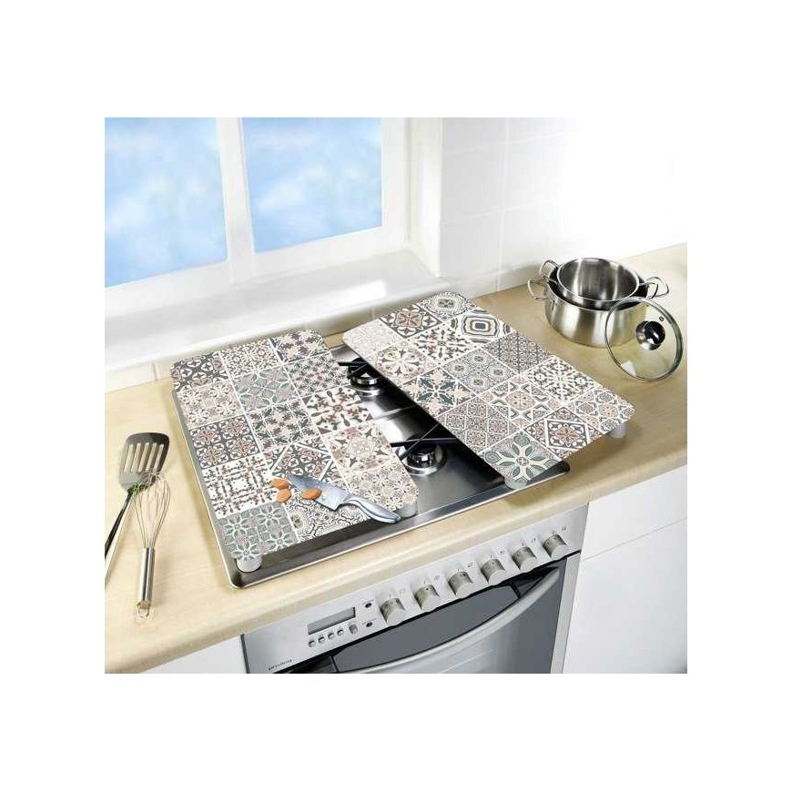 PIECES Glass panels for stove with mosaic, 2 pcs., WENKO – 2