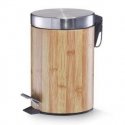 Zeller, Pedal Bin Metal 3 litraa ø17 x 26 cm bambu Zeller, Pedal Bin Metal 3 litraa ø17 x 26 cm bambu