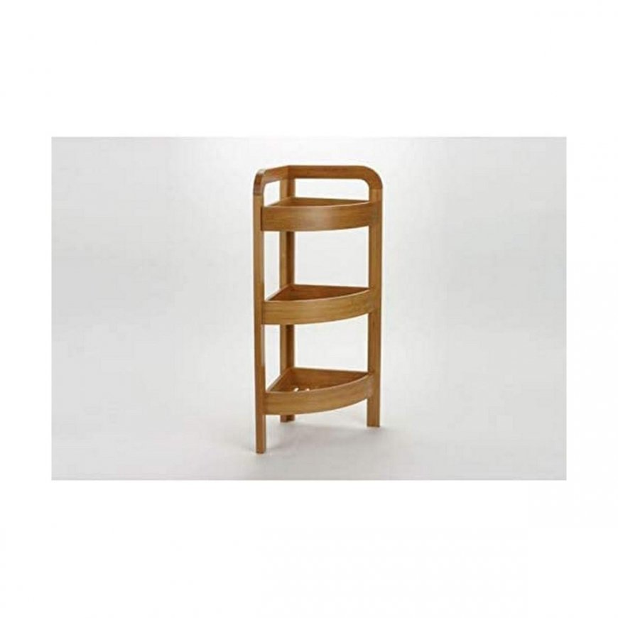 Bamboo Bamboo shelf for the bathroom, corner shelf, Scandinavian shelf, bamboo shelf, bathroom furniture