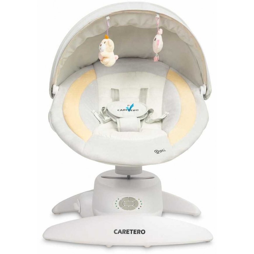 Caretero Opti - daugiafunkcinis sukamasis leżaczek | rusvai gelsvas – 4