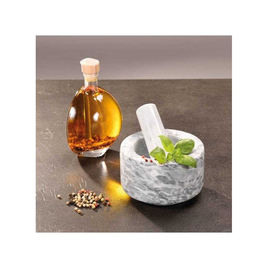 Kitchen mortar, marble, Ø 16 cm, Kesper – 2