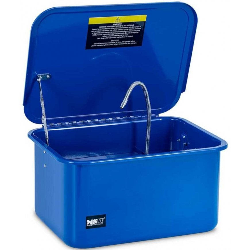 MSW Dirbtuvių plovimo įrenginys su šepečiu, 20 l, 3.3 l/min, mėlynas – 2