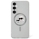 Karl Lagerfeld case SAMSUNG S25 KLHMS25SHLSKCK (Magnetic IML Metal KC Heads) black Karl Lagerfeld case SAMSUNG S25 KLHMS25SHLSKCK (Magnetic IML Metal KC Heads) black