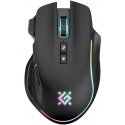 Mouse Defender Langaton hiiri Defender THUNDER GM-213 optinen 1600dpi musta RGB-akku 8 painiketta pelaaminen Mouse Defender Langaton hiiri Defender THUNDER GM-213 optinen 1600dpi musta RGB-akku 8 painiketta pelaaminen
