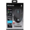Mouse Defender Langaton hiiri Defender THUNDER GM-213 optinen 1600dpi musta RGB-akku 8 painiketta pelaaminen Mouse Defender Langaton hiiri Defender THUNDER GM-213 optinen 1600dpi musta RGB-akku 8 painiketta pelaaminen