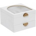 Wild Romance jewelry box 2 drawers 20 x 19.5 x 13.5 cm white MDF Wild Romance jewelry box 2 drawers 20 x 19.5 x 13.5 cm white MDF