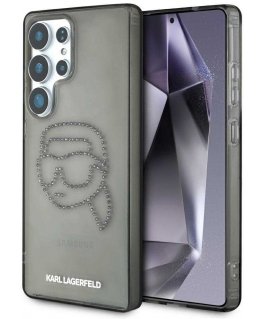 Karl Lagerfeld case for SAMSUNG S25 Ultra KLHCS25LHKHDCELK (IML Rhinestones K Head) black