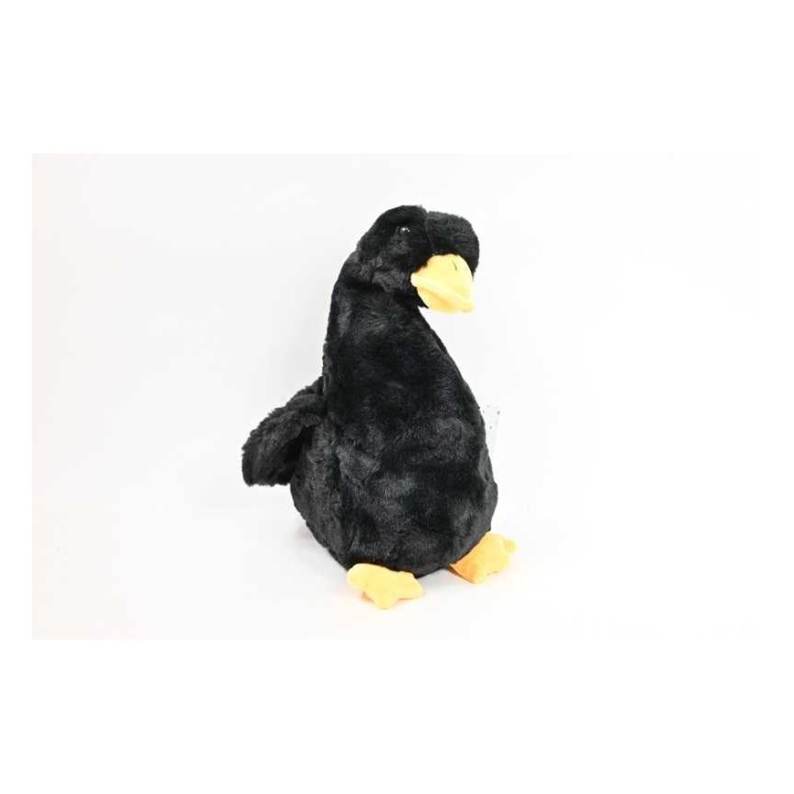 Lean Toys Black Plush Goose Mascot Cuddly Plush Duck 30cm – 2