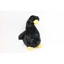 Lean Toys Juodos pliušinės žąsies talismanas Cuddly pliušinė antis 30cm Lean Toys Juodos pliušinės žąsies talismanas Cuddly pliušinė antis 30cm
