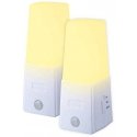 Maximex LED night light with motion sensor, 2in1 - 2 pcs Maximex LED night light with motion sensor, 2in1 - 2 pcs