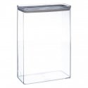 Transparent rectangular food container with airtight lid, 4.3 l capacity Transparent rectangular food container with airtight lid, 4.3 l capacity