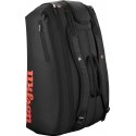 Wilson Clash v3 Super Tour 15-pack racket bag, black Wilson Clash v3 Super Tour 15-pack racket bag, black