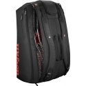 Wilson Clash v3 Super Tour 15-pack mailalaukku, musta Wilson Clash v3 Super Tour 15-pack mailalaukku, musta