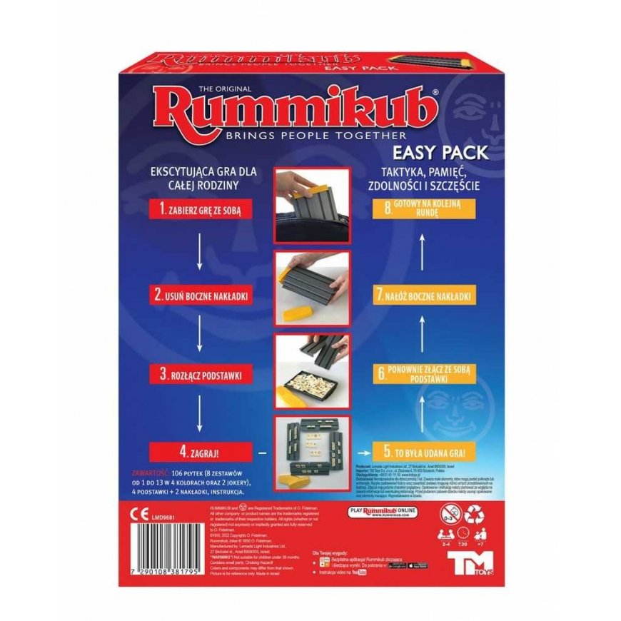 Puzzle TM Toys TMT Gra Rummikub Easy Pack LMD9682 08480 – 3