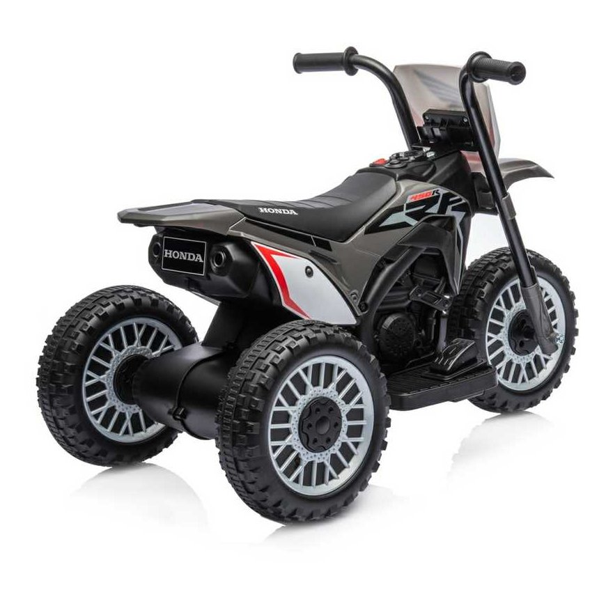 Milly Mally Važiuoklė na akumulator Motocykl HONDA CRF 450R Pilkas – 5