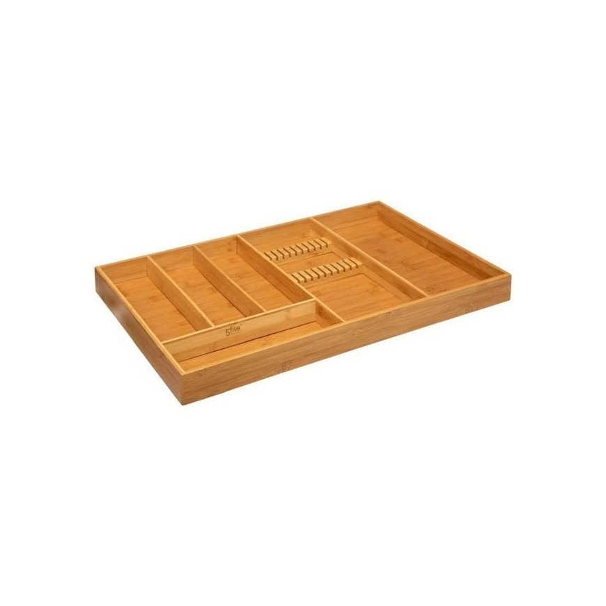 Bamboo Ruokailuvälineteline laatikkoon, bambu, 58 x 38 cm