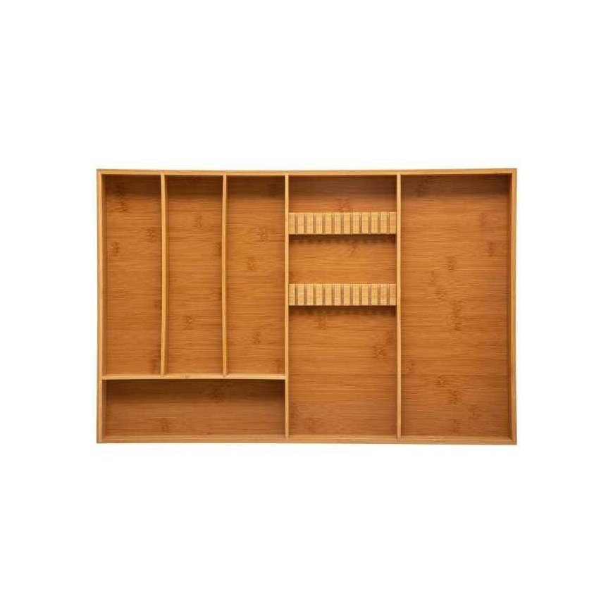 Bamboo Ruokailuvälineteline laatikkoon, bambu, 58 x 38 cm – 2