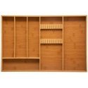 Bamboo Cutlery holder for drawer, bamboo, 58 x 38 cm Bamboo Cutlery holder for drawer, bamboo, 58 x 38 cm