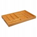 Bamboo Cutlery holder for drawer, bamboo, 58 x 38 cm Bamboo Cutlery holder for drawer, bamboo, 58 x 38 cm