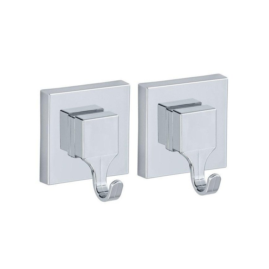 PIECES QUADRO suction cup hangers, Vacuum-Loc, 2 pcs., WENKO