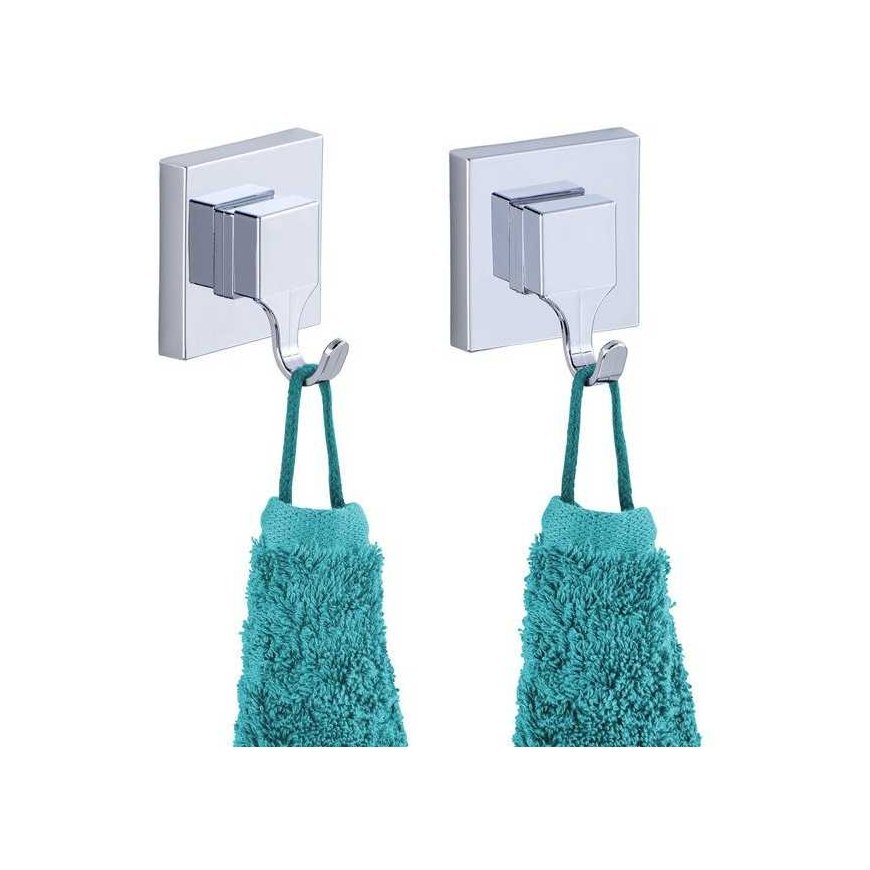 PIECES QUADRO suction cup hangers, Vacuum-Loc, 2 pcs., WENKO – 3