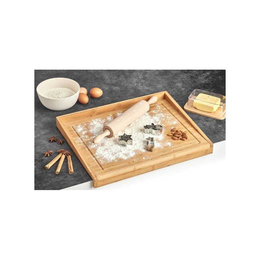 Bamboo Bamboo carpenter, cutting board - 2 in 1, ZELLER – 2