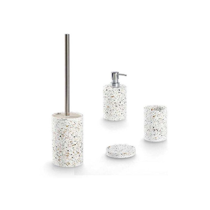 Zeller TERRAZZO cement soap dish, Ø 11 cm – 4