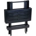 Kmtp Outdoor folding table black 44x44x50 cm Kmtp Outdoor folding table black 44x44x50 cm