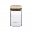 Secret De Gourmet Glass food containers, decorative jars with wooden lids Secret De Gourmet Glass food containers, decorative jars with wooden lids