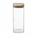 Secret De Gourmet Glass food containers, decorative jars with wooden lids Secret De Gourmet Glass food containers, decorative jars with wooden lids