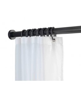 Telescopic shower rod LUZ, Ø 2.8 cm, 110-185 cm, WENKO