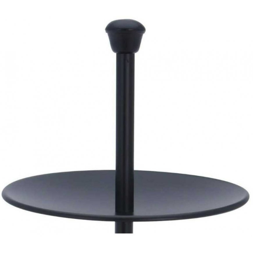 Erinomainen taloustavaroiden tarjoiluteline, 3 tasoa, musta, 36,5 cm – 2