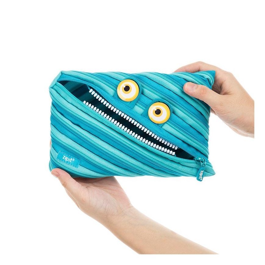 Penalas-pieštukinė ZIPIT Wildlings Jumbo Pouch, ZTMJ-WD-CRE, mėlynos sp. – 4