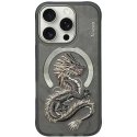 Nimmy Dragon MagSafe Apple iPhone 16 Pro -puhelinkotelo harmaalla värillä Nimmy Dragon MagSafe Apple iPhone 16 Pro -puhelinkotelo harmaalla värillä